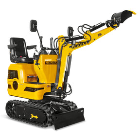 Mini Compact Excavator Loncin 300cc 9hp Engine, 43.3" Max. Digging Depth, 1510 LBS Operating Weight, MEC06