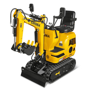 Mini Compact Excavator Loncin 300cc 9hp Engine, 43.3" Max. Digging Depth, 1510 LBS Operating Weight, MEC06