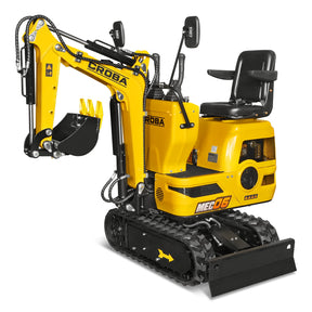 Mini Compact Excavator Loncin 300cc 9hp Engine, 43.3" Max. Digging Depth, 1510 LBS Operating Weight, MEC06