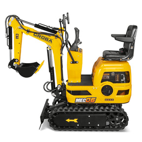 Mini Compact Excavator Loncin 300cc 9hp Engine, 43.3" Max. Digging Depth, 1510 LBS Operating Weight, MEC06