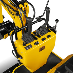 Mini Compact Excavator Loncin 300cc 9hp Engine, 43.3" Max. Digging Depth, 1510 LBS Operating Weight, MEC06