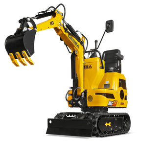 Mini Compact Excavator Loncin 300cc 9hp Engine, 43.3" Max. Digging Depth, 1510 LBS Operating Weight, MEC06