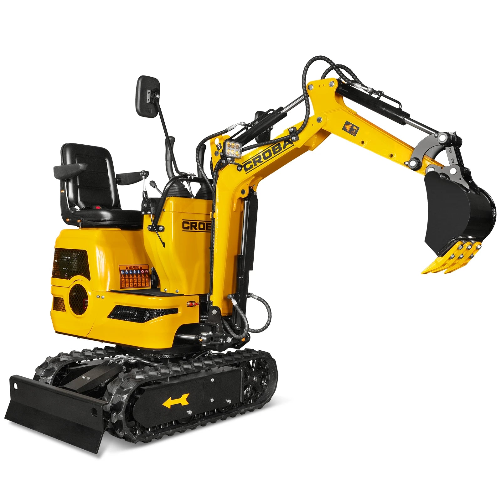 Mini Compact Excavator Loncin 300cc 9hp Engine, 43.3" Max. Digging Depth, 1510 LBS Operating Weight, MEC06