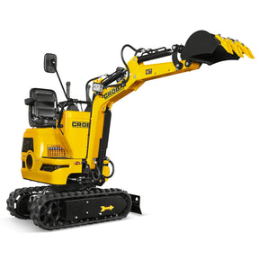 Mini Compact Excavator Loncin 300cc 9hp Engine, 43.3" Max. Digging Depth, 1510 LBS Operating Weight, MEC06