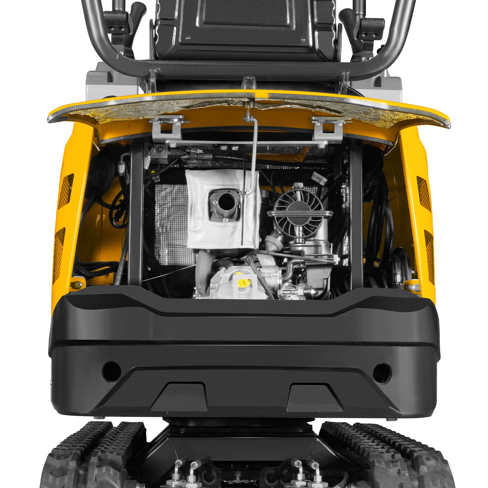 Mini Compact Excavator B&S VANGUARD 408cc 14hp Engine, 65.7” Max. Digging Depth, 2370 LBS Operating Weight, MEC10