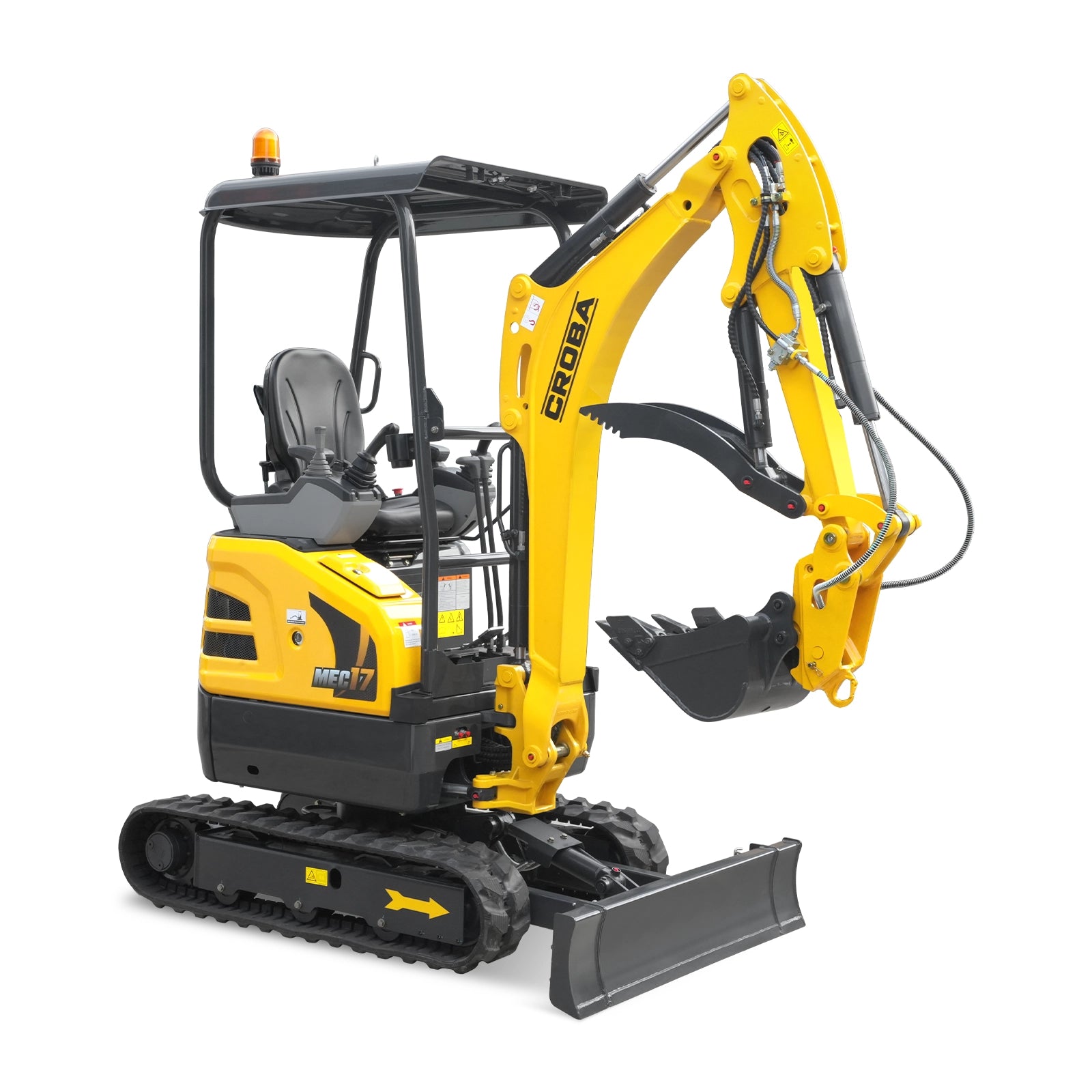 Mini Compact Excavator Kubota D902 Engine, 95” Max. Digging Depth, 4190 LBS Operating Weight, MEC17PRO