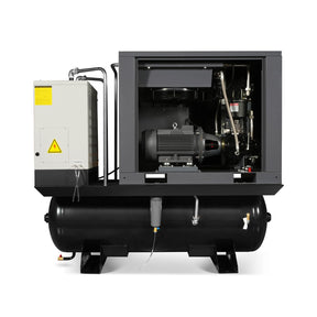20HP Combined Rotary Screw Air Compressor with Dryer & 105-Gal ASME Tank | 78 CFM, 116 PSI, 230V 3-Phase – Industrial Grade