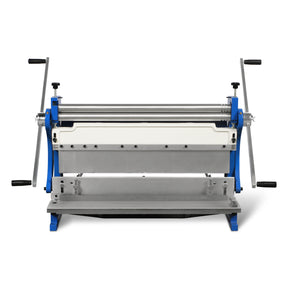 30-inch 3-in-1 Pan and Box Brake – Slip Roll, Shear, Bending Machine for Sheet Metal, 20 Gauge Mild Steel, Adjustable Fingers, Heavy Duty, Metalworking, Fabrication, Rolling, Bending