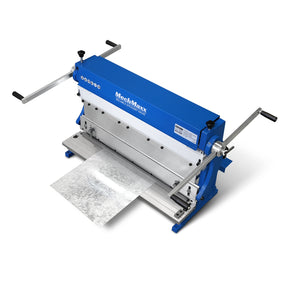 30-inch 3-in-1 Pan and Box Brake – Slip Roll, Shear, Bending Machine for Sheet Metal, 20 Gauge Mild Steel, Adjustable Fingers, Heavy Duty, Metalworking, Fabrication, Rolling, Bending