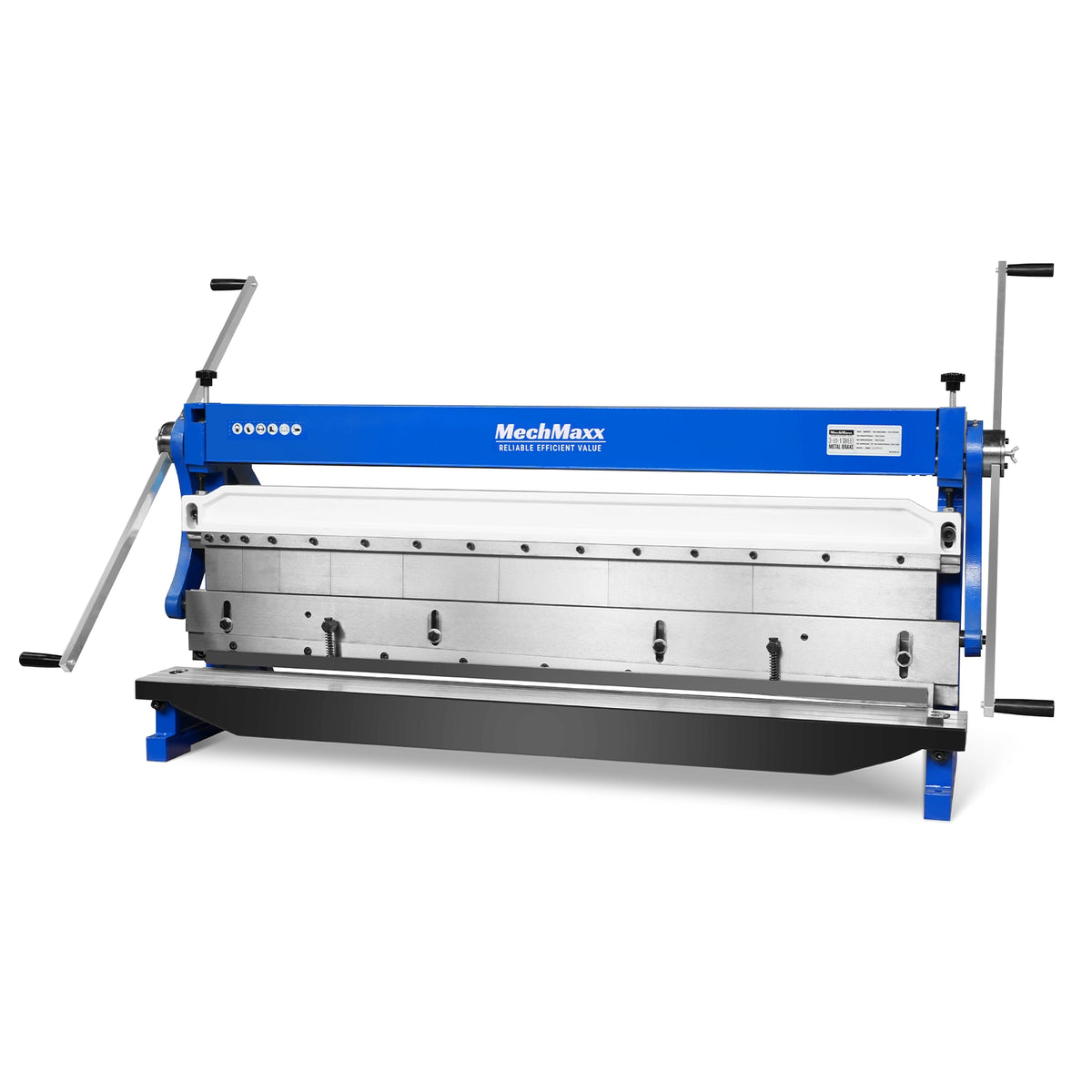 52-inch 3-in-1 Pan and Box Brake – Slip Roll, Shear, Bending Machine for Sheet Metal, 20 Gauge Mild Steel, Adjustable Fingers, Heavy Duty, Metalworking, Fabrication, Rolling, Bending