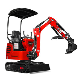 Mini Compact Excavator HONDA GX390 Engine, 65.7” Max. Digging Depth, 2100 LBS Operating Weight, MEC12