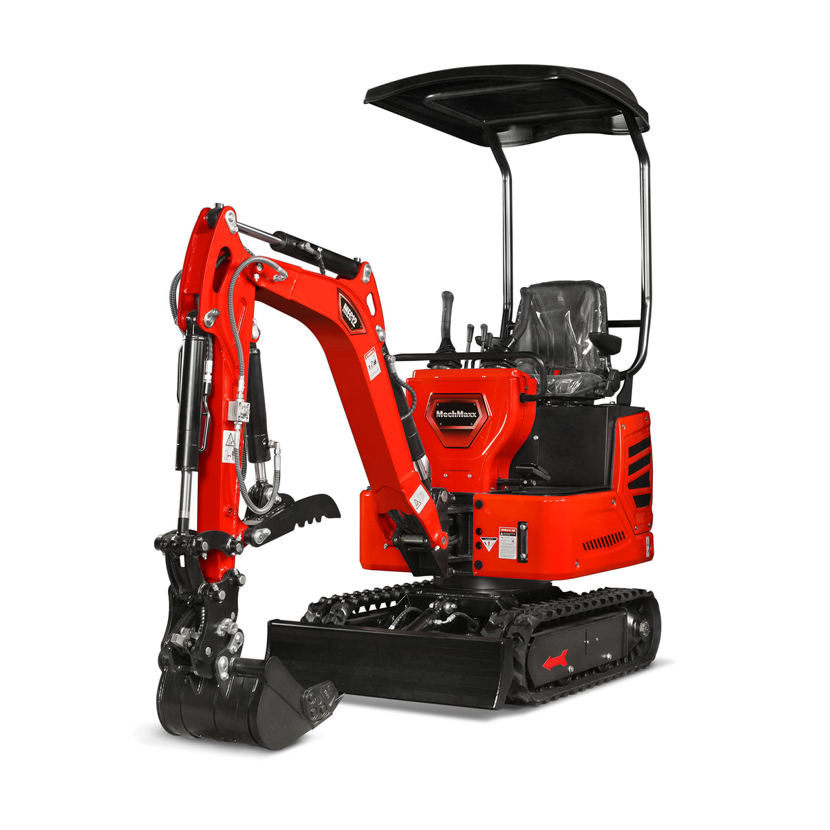 Mini Compact Excavator HONDA GX390 Engine, 65.7” Max. Digging Depth, 2100 LBS Operating Weight, MEC12