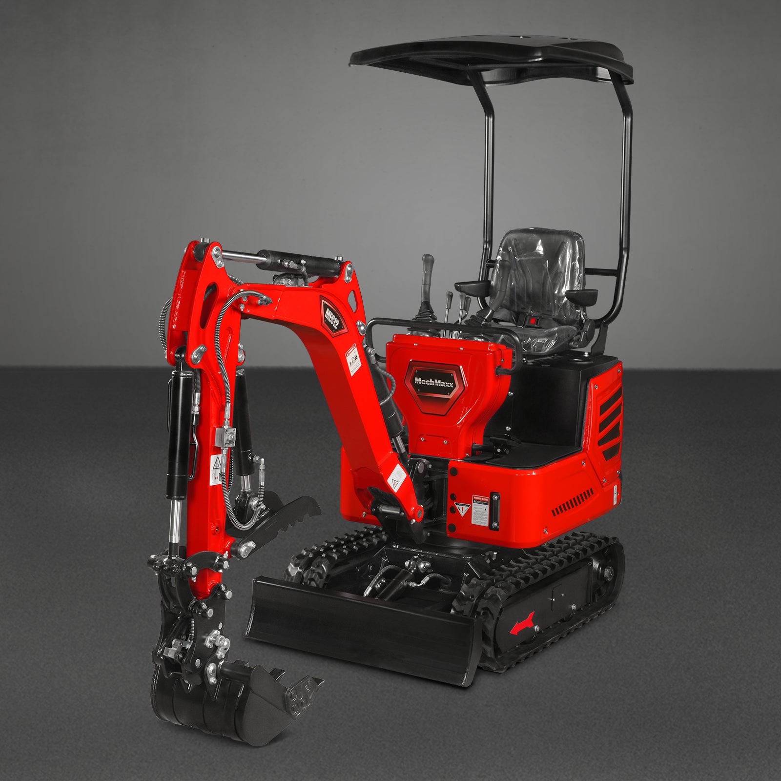 Mini Compact Excavator HONDA GX390 Engine, 65.7” Max. Digging Depth, 2100 LBS Operating Weight, MEC12