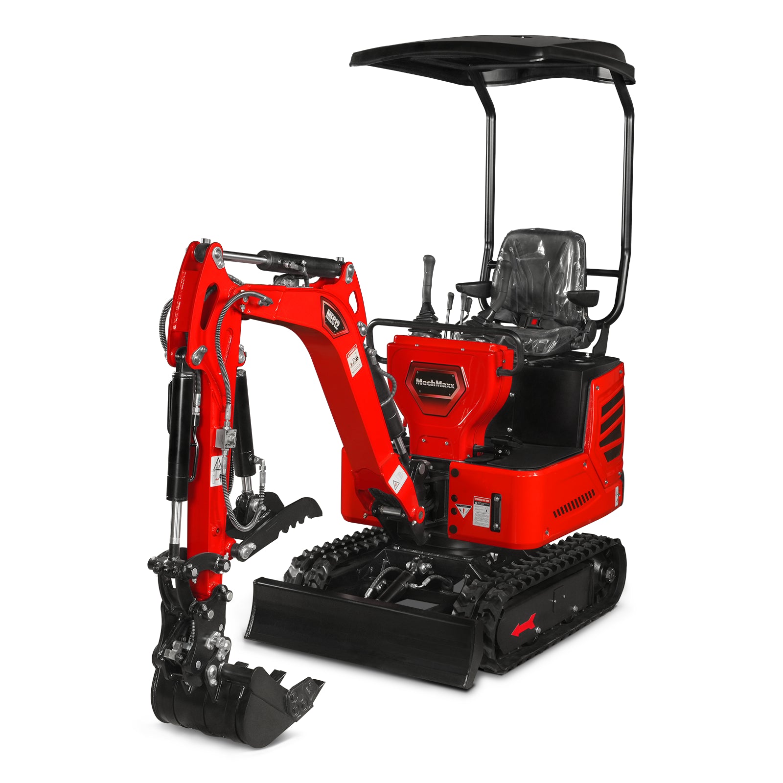 Mini Compact Excavator HONDA GX390 Engine, 65.7” Max. Digging Depth, 2100 LBS Operating Weight, MEC12