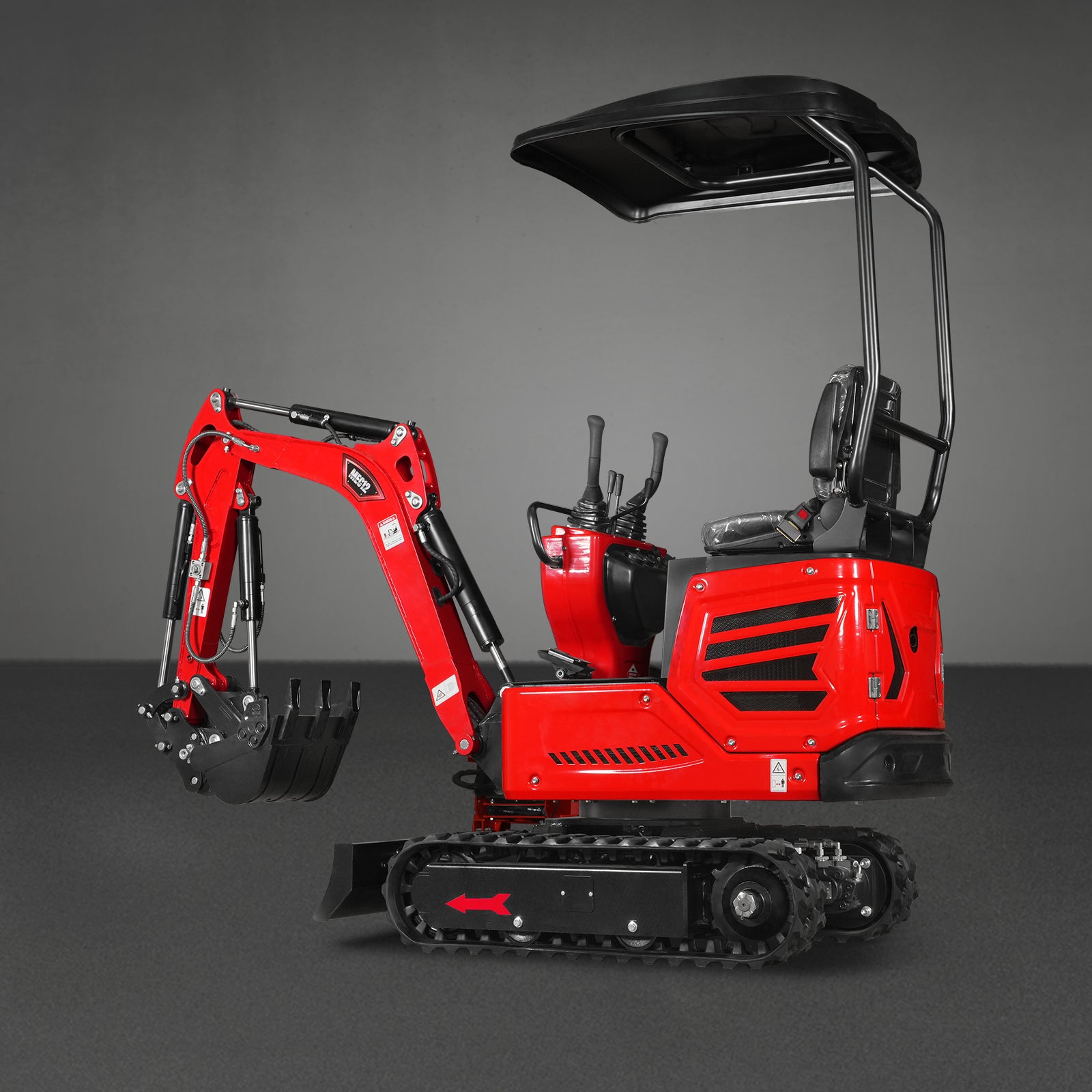 Mini Compact Excavator HONDA GX390 Engine, 65.7” Max. Digging Depth, 2100 LBS Operating Weight, MEC12