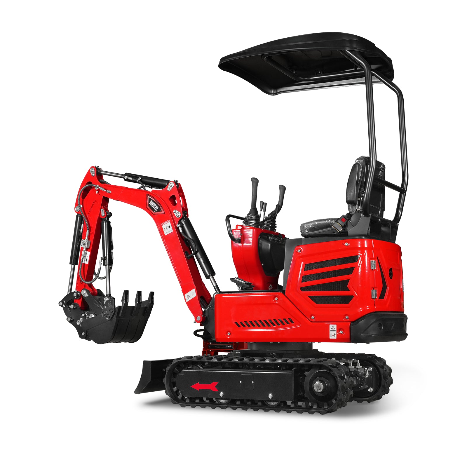 Mini Compact Excavator HONDA GX390 Engine, 65.7” Max. Digging Depth, 2100 LBS Operating Weight, MEC12