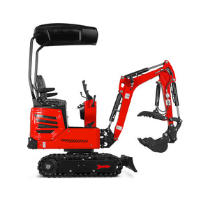 Mini Compact Excavator HONDA GX390 Engine, 65.7” Max. Digging Depth, 2100 LBS Operating Weight, MEC12