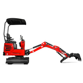 Mini Compact Excavator HONDA GX390 Engine, 65.7” Max. Digging Depth, 2100 LBS Operating Weight, MEC12