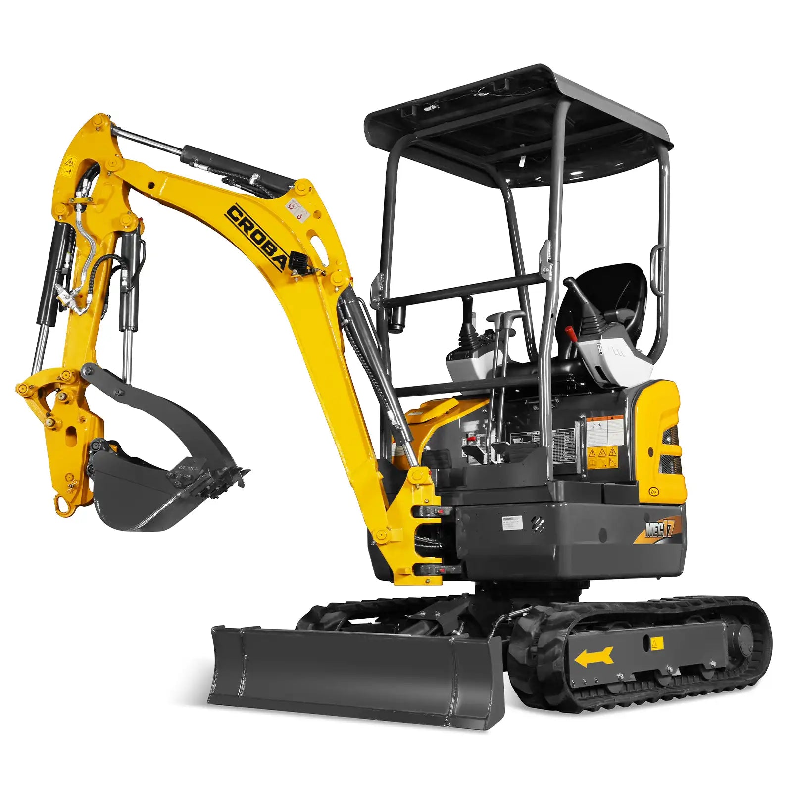 Mini Compact Excavator Kubota D902 Engine, 89” Max. Digging Depth, 4145 LBS Operating Weight, MEC17