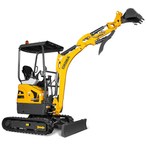 Mini Compact Excavator Kubota D902 Engine, 89” Max. Digging Depth, 4145 LBS Operating Weight, MEC17