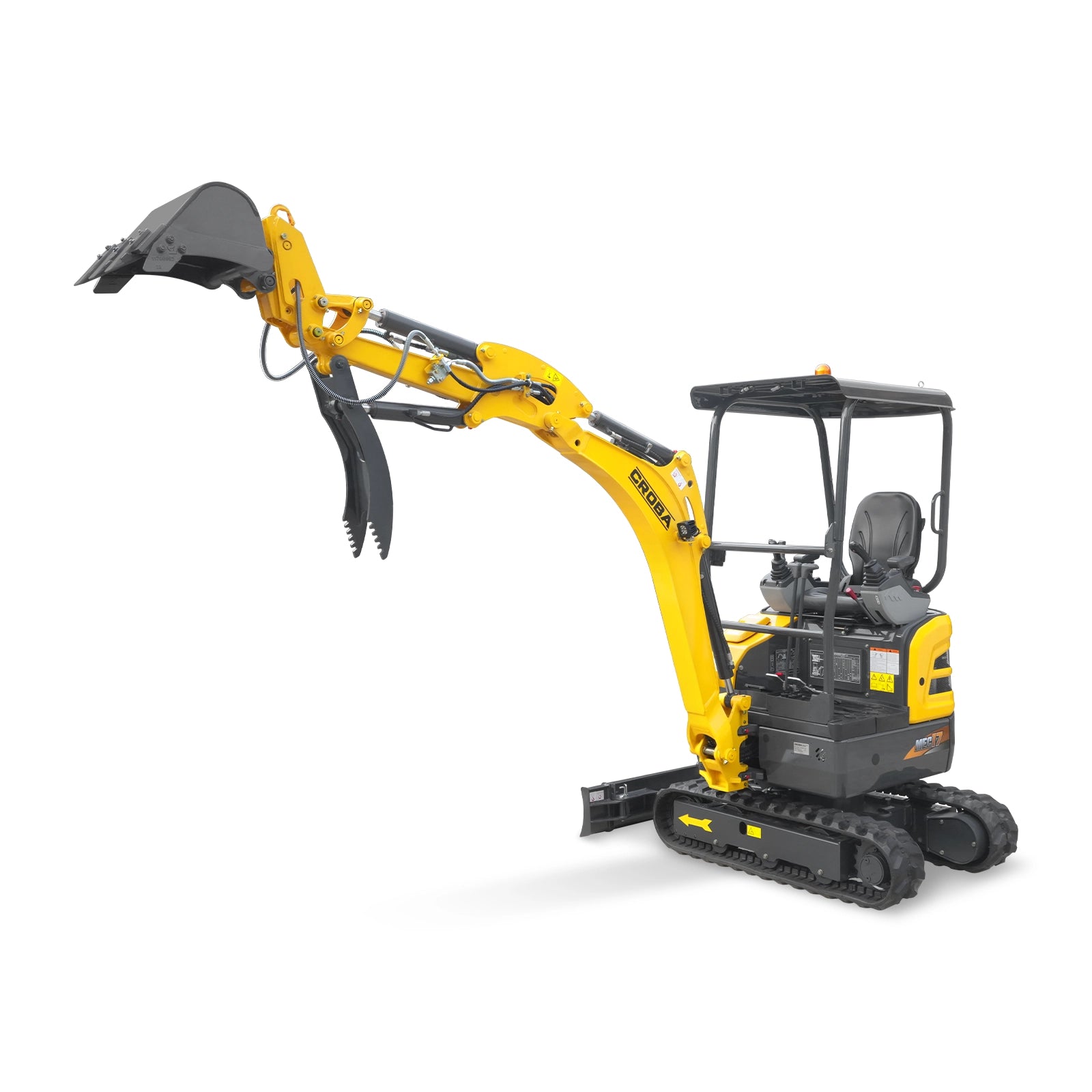 Mini Compact Excavator Kubota D902 Engine, 90” Max. Digging Depth, 4190 LBS Operating Weight, MEC17