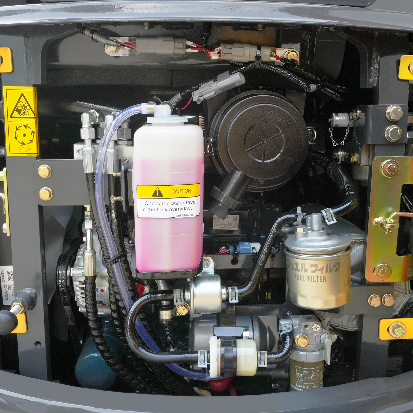 Mini Compact Excavator Kubota D902 Engine, 90” Max. Digging Depth, 4190 LBS Operating Weight, MEC17