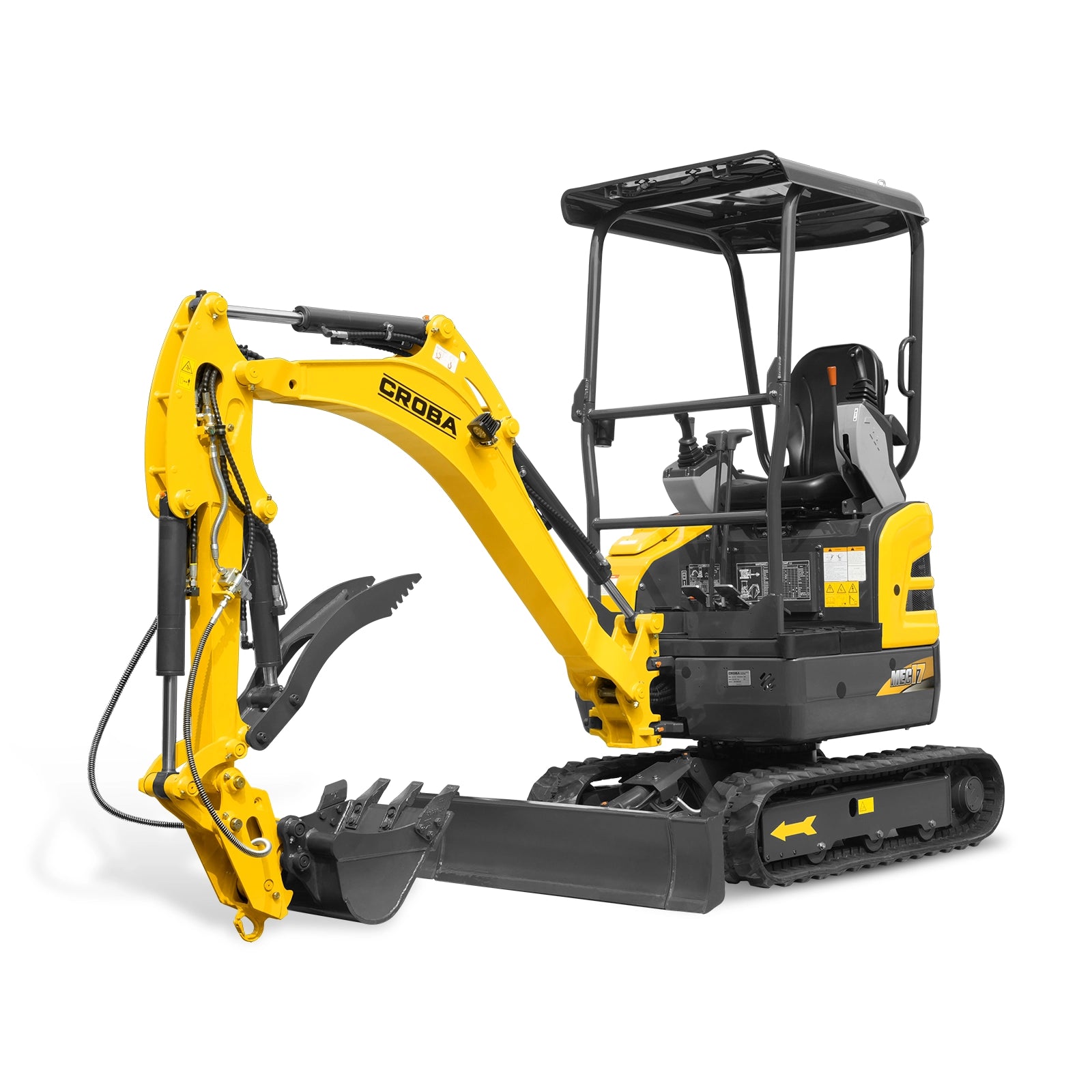 Mini Compact Excavator Kubota D902 Engine, 90” Max. Digging Depth, 4190 LBS Operating Weight, MEC17