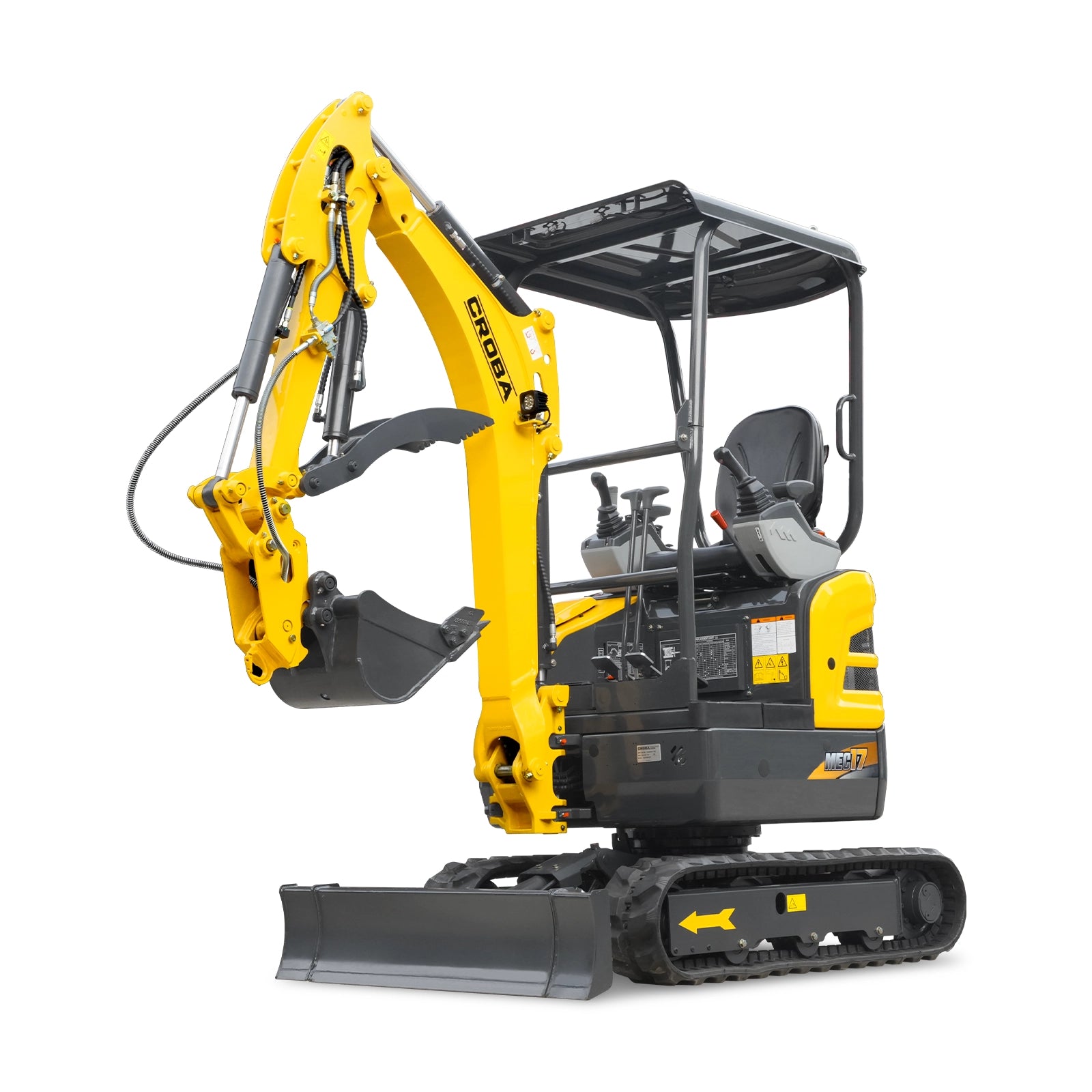 Mini Compact Excavator Kubota D902 Engine, 90” Max. Digging Depth, 4190 LBS Operating Weight, MEC17