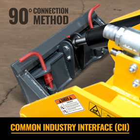 Mini Skid Steer Stand On Compact Track Loader with 25HP KUBOTA D1105 Diesel Engine, Common Industry Interface (CII), CROBA  STL1000