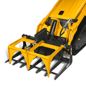 42” Mini Skid Steer Skeleton Grapple Attachment,  24” Arm Opening, 2000 lb Weight Capacity