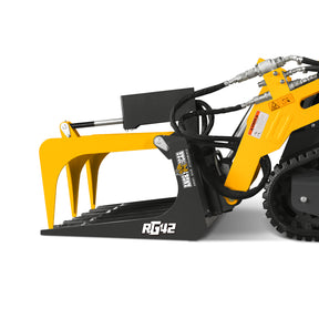 42” Mini Skid Steer Skeleton Grapple Attachment,  24” Arm Opening, 2000 lb Weight Capacity