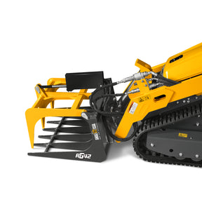 42” Mini Skid Steer Skeleton Grapple Attachment,  24” Arm Opening, 2000 lb Weight Capacity