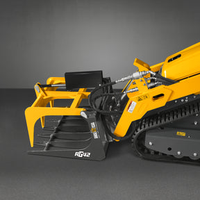 42” Mini Skid Steer Skeleton Grapple Attachment,  24” Arm Opening, 2000 lb Weight Capacity