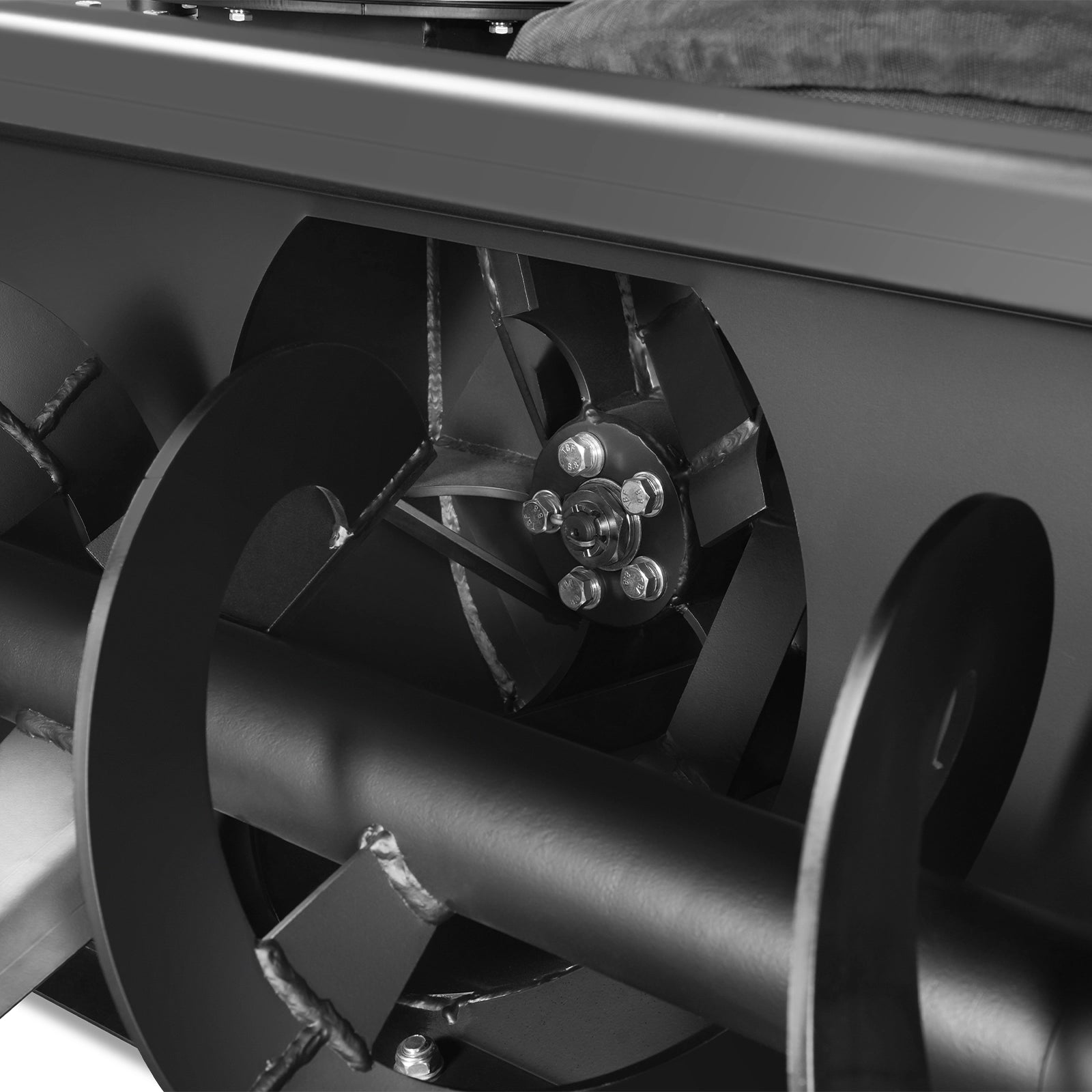 48'' Width, 20" Intake, Hydraulic Snow Blower for Mini Skid Steer, Remote Control Chute Rotation and Deflector, MSB48