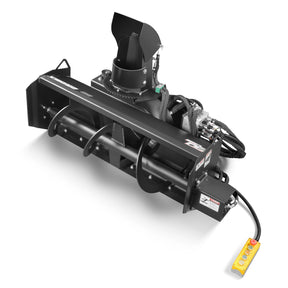 48'' Width, 20" Intake, Hydraulic Snow Blower for Mini Skid Steer, Remote Control Chute Rotation and Deflector, MSB48