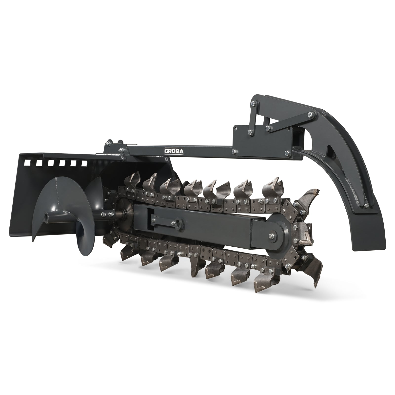 20'' Cutting Depth Mini Skid Steer Trencher