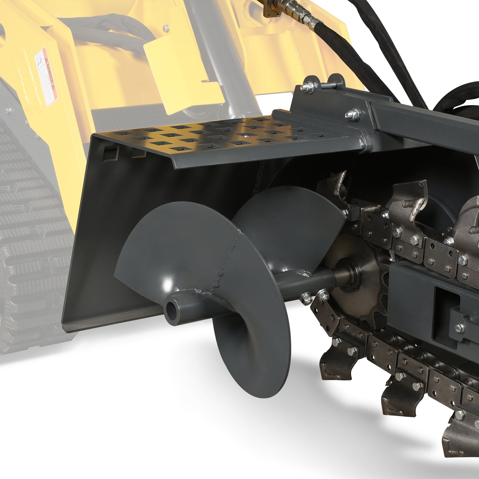 20'' Cutting Depth Mini Skid Steer Trencher