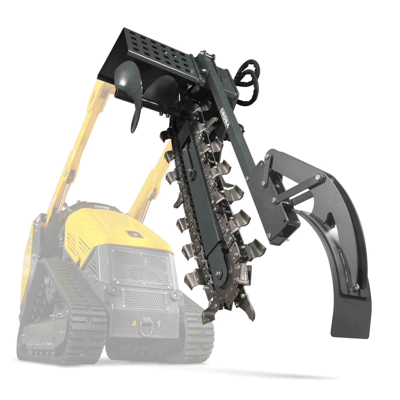 20'' Cutting Depth Mini Skid Steer Trencher