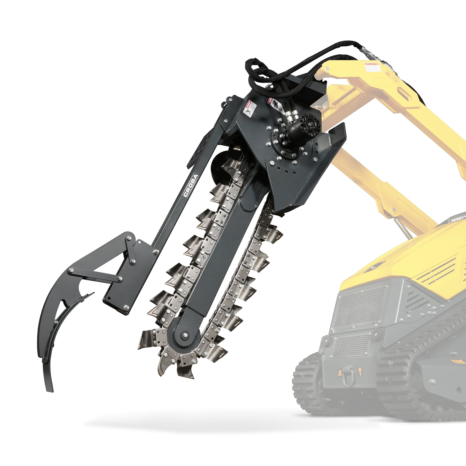 20'' Cutting Depth Mini Skid Steer Trencher