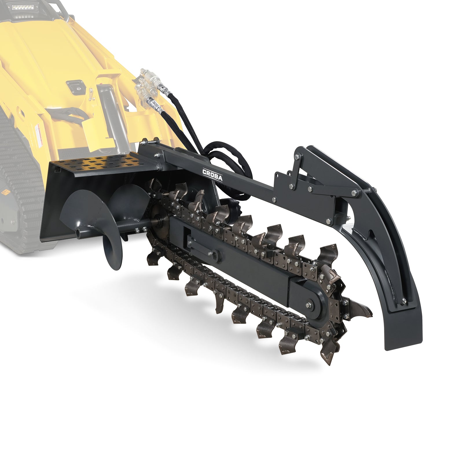 20'' Cutting Depth Mini Skid Steer Trencher