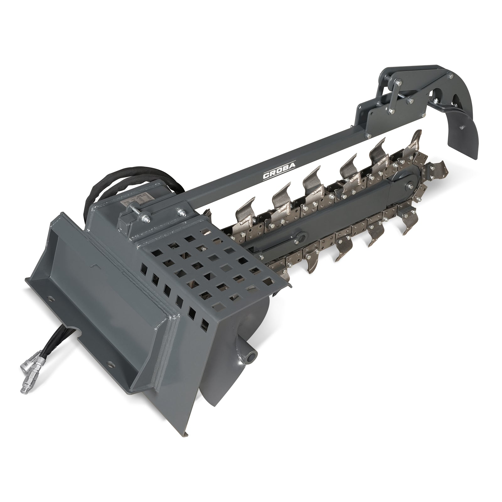 20'' Cutting Depth Mini Skid Steer Trencher