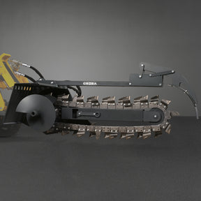 20'' Cutting Depth Mini Skid Steer Trencher