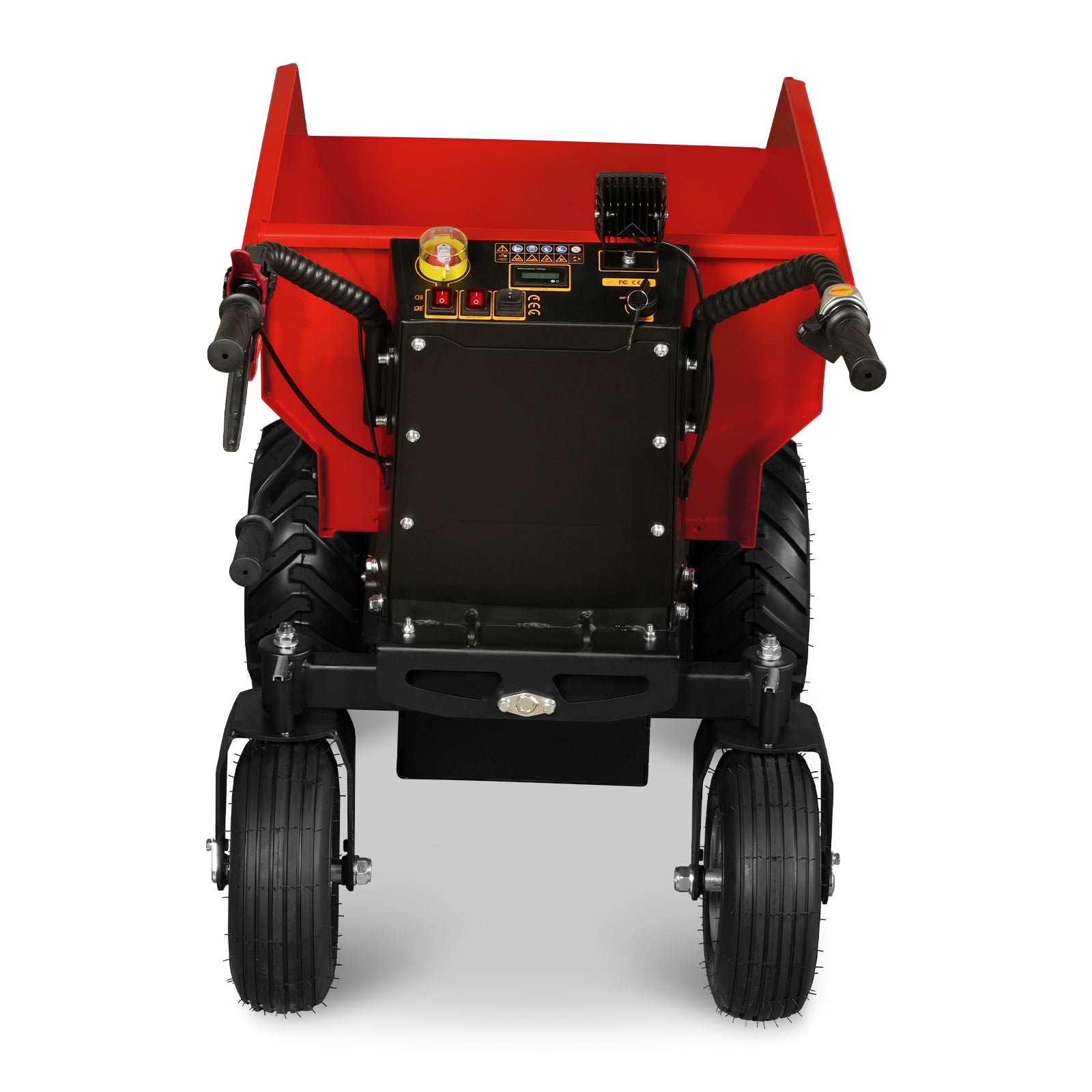 MechMaxx 1100Lbs Loading Battery Powered Barrow Electric Mini Dumper for Sale, 1000W 48V Brushless DC Motor, E50