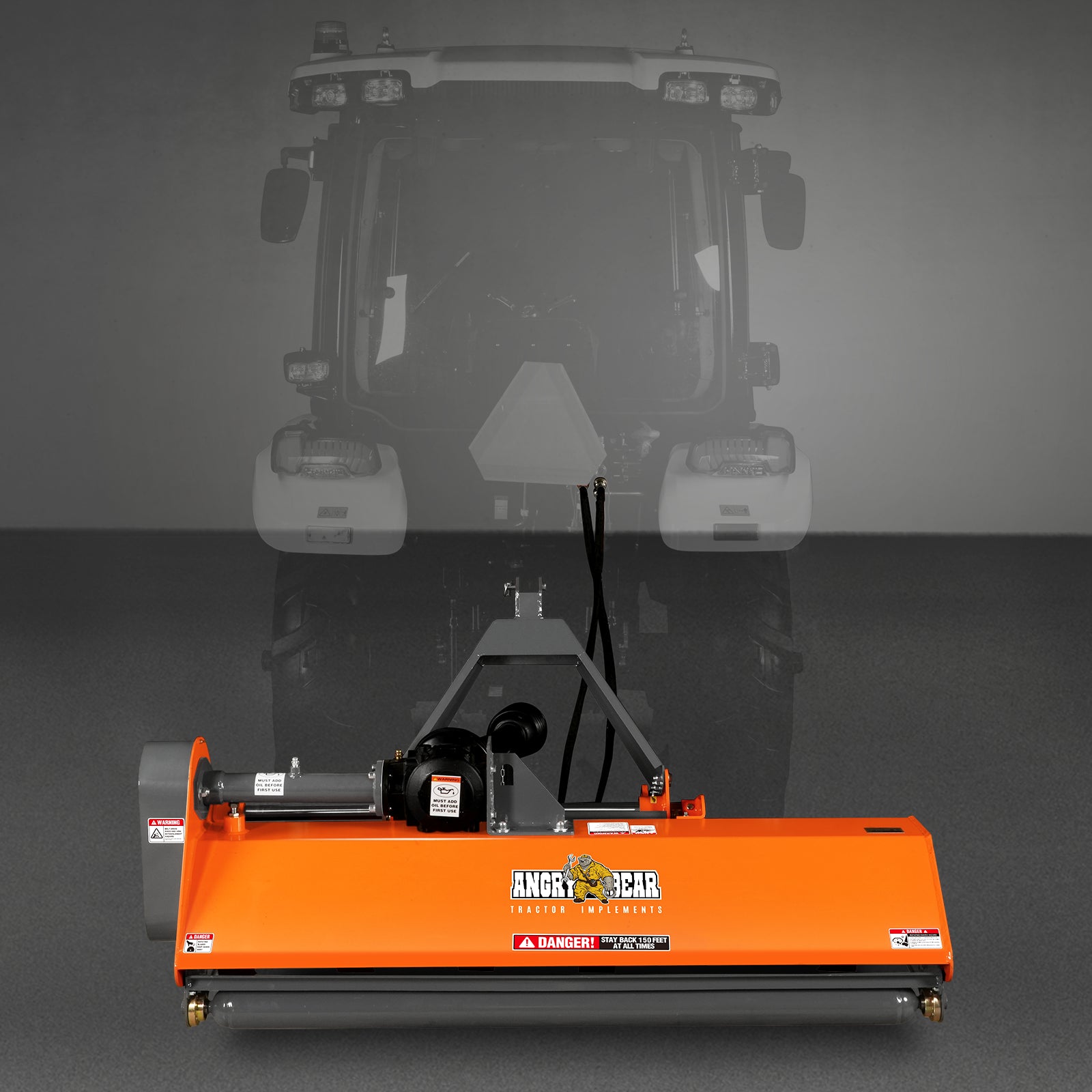 68” PTO Flail Mower with Hydraulic Side Shift 3 Point 30-60hp , NAM68H