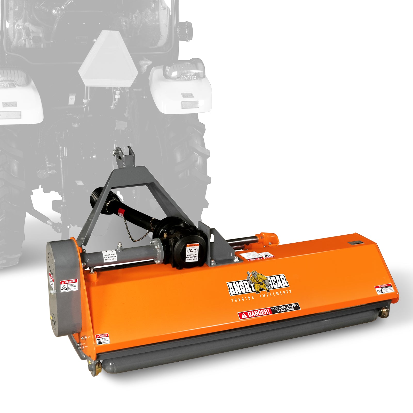 68” PTO Flail Mower with Hydraulic Side Shift 3 Point 30-60hp , NAM68H