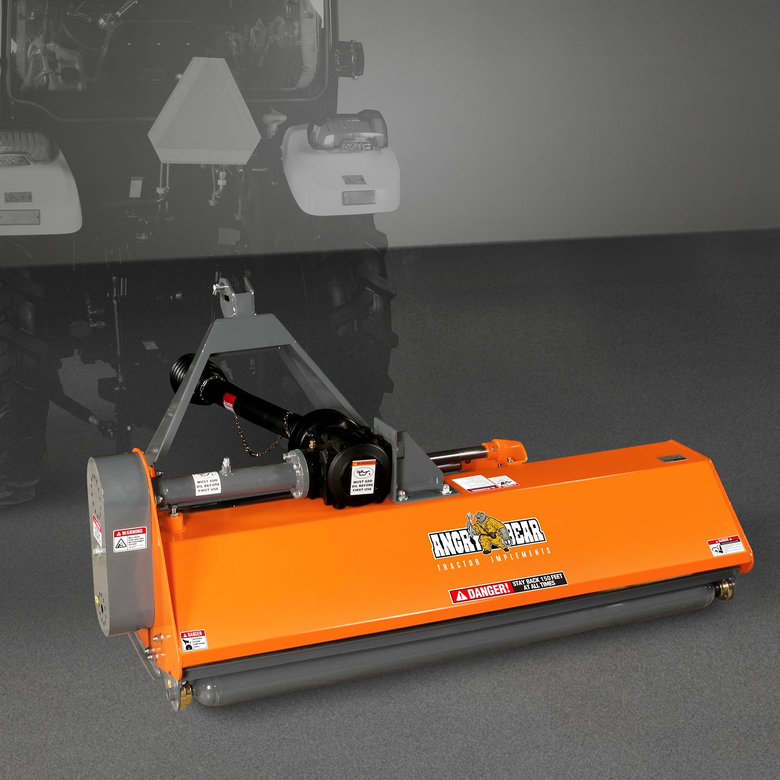 68” PTO Flail Mower with Hydraulic Side Shift 3 Point 30-60hp , NAM68H