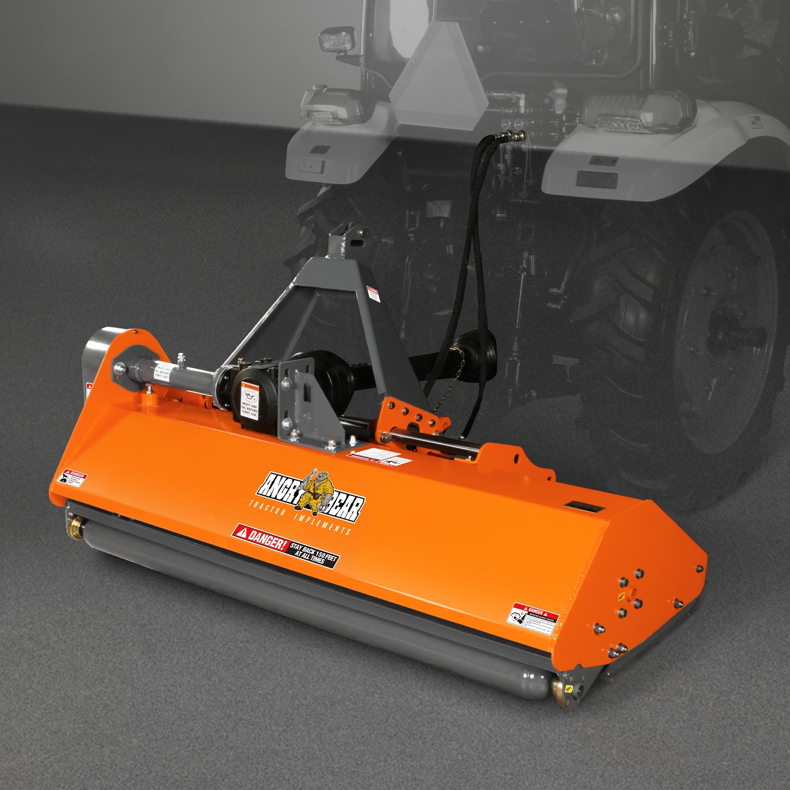 68” PTO Flail Mower with Hydraulic Side Shift 3 Point 30-60hp , NAM68H