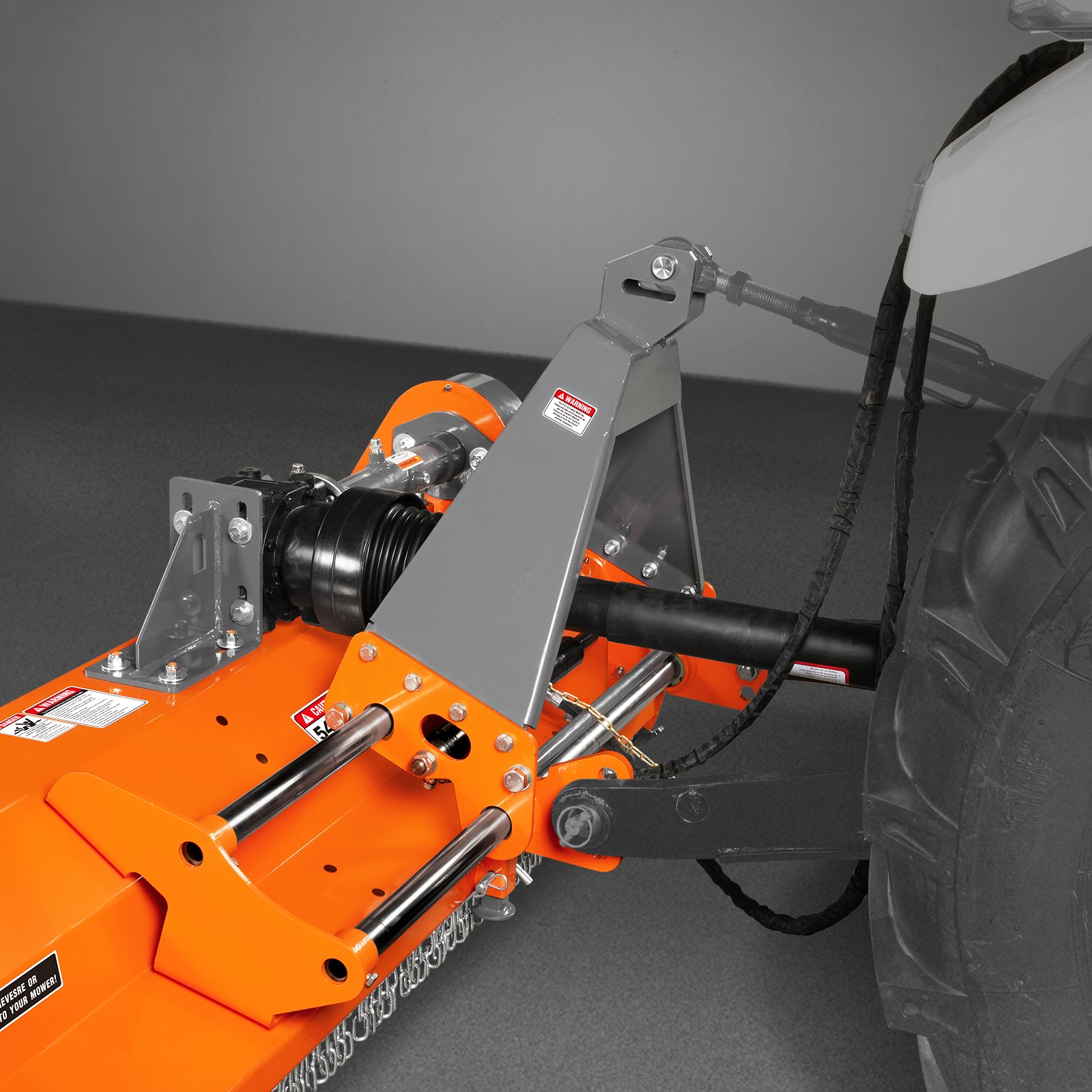 68” PTO Flail Mower with Hydraulic Side Shift 3 Point 30-60hp , NAM68H