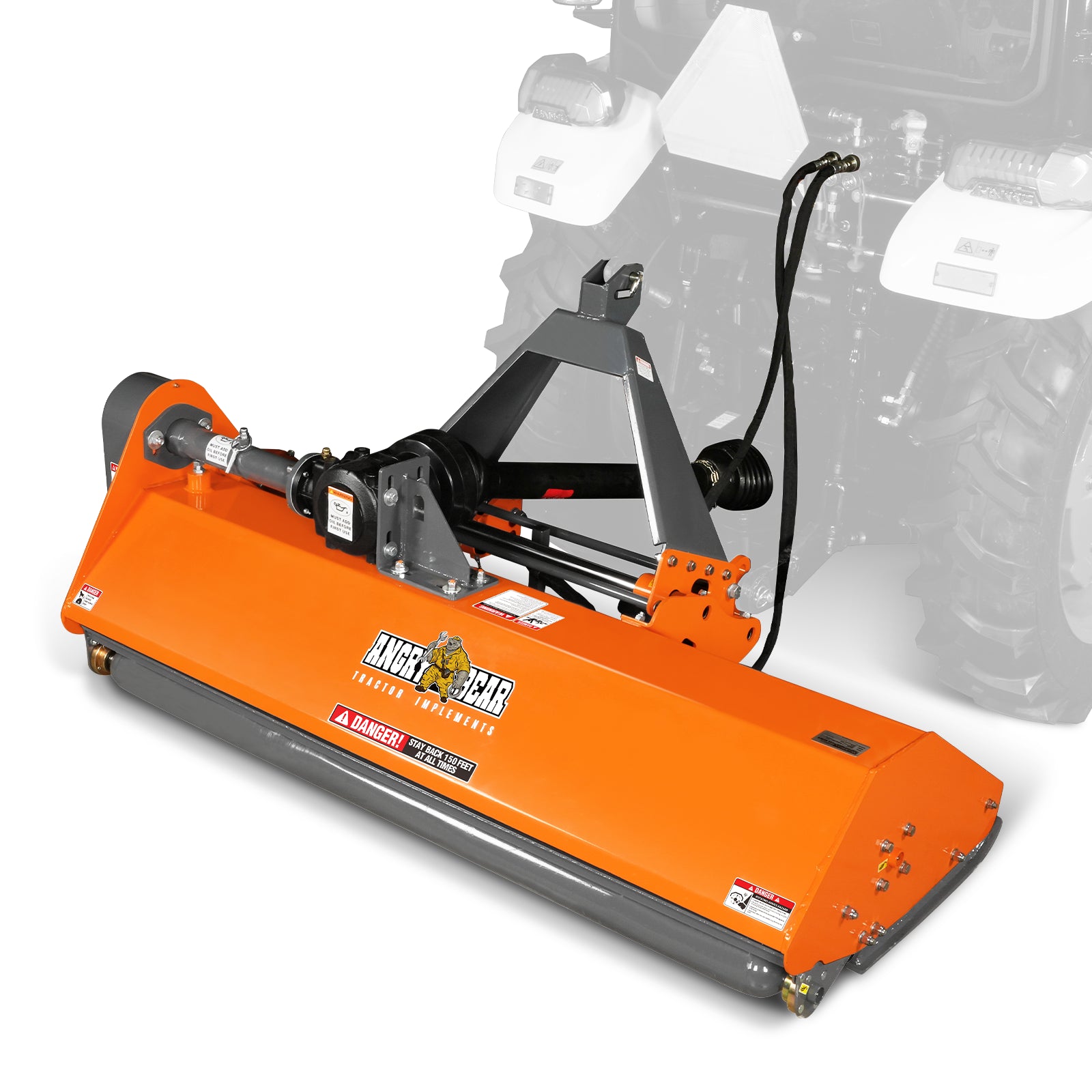 72” PTO Flail Mower with Hydraulic Side Shift 3 Point 45-85hp , NAM72H