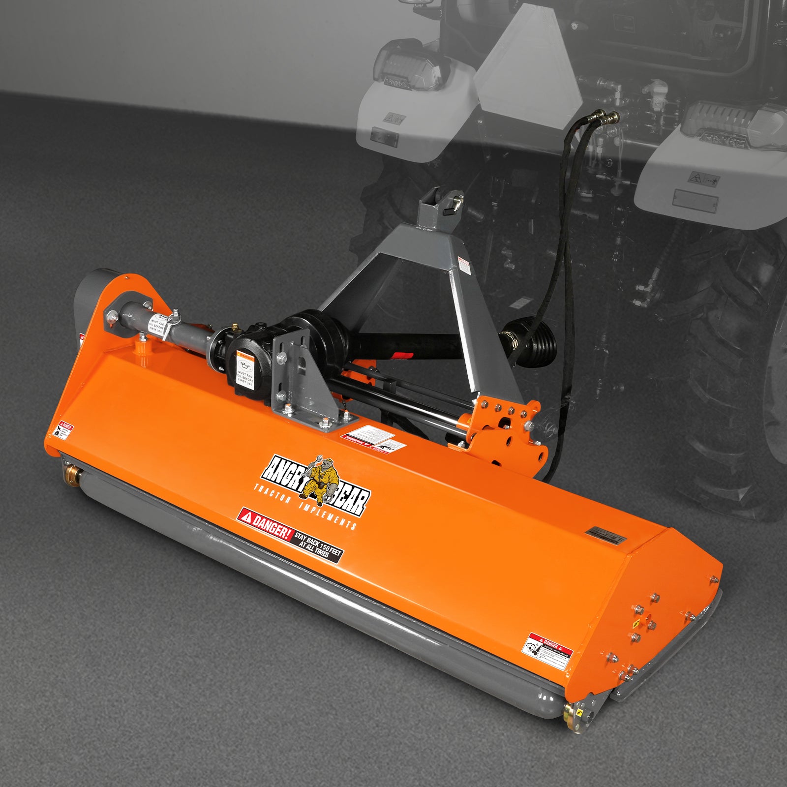 72” PTO Flail Mower with Hydraulic Side Shift 3 Point 45-85hp , NAM72H